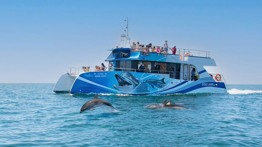 Lagos: Dolphins & Caves - Catamaran - Getting started at Marina de Lagos (Gate EFGHI)
