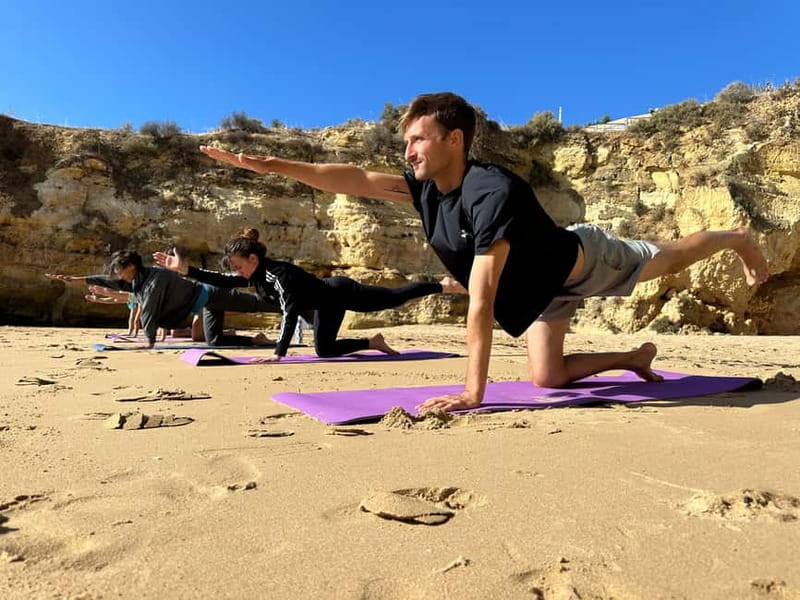 Lagos: Flow & Glow | Morning Beach Hatha Flow Yoga - Paulo’s Hatha Flow: safe alignment and options that fit