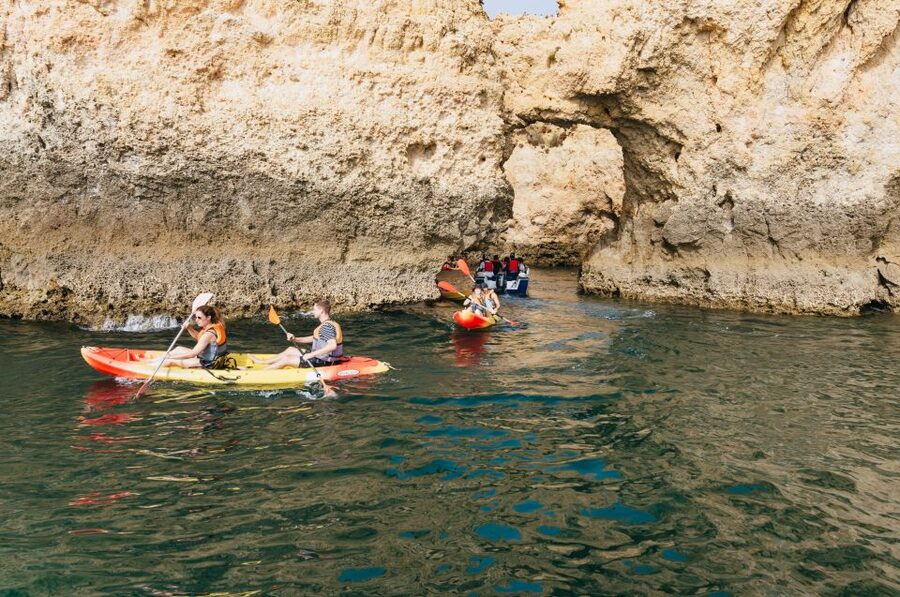 Lagos: Kayak Experience - Kayaking through sea caves and rock arches: what 2 hours feels like