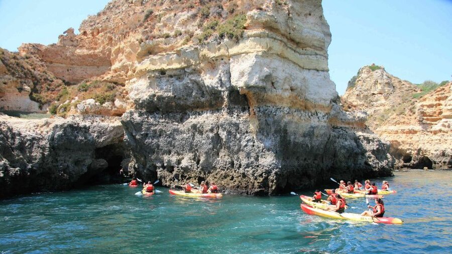Lagos: Kayaking Tour - Meeting at Marina de Lagos, Gate ABCD, in front of Pizza Hut