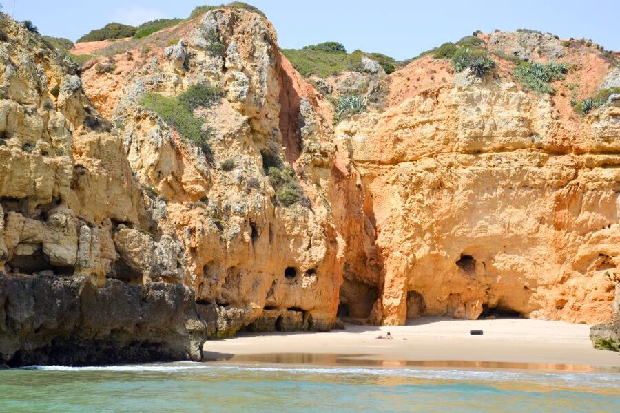 Lagos: Piedade Caves & Coastline - Catamaran - Paddle boards on board: gentle exploration when conditions cooperate