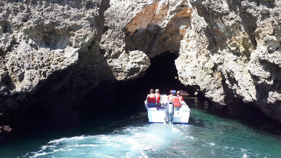 Lagos: Ponta da Piedade Coastline Tour - One swim stop for the crystal-clear water