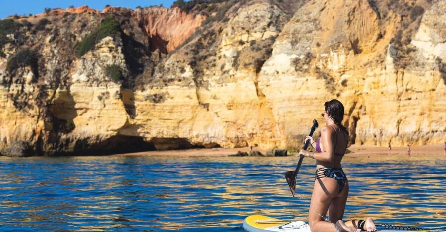 Lagos: Stand-Up Paddle Board Rental - Ponte da Piedade caves and small beaches: how to time your photo moments