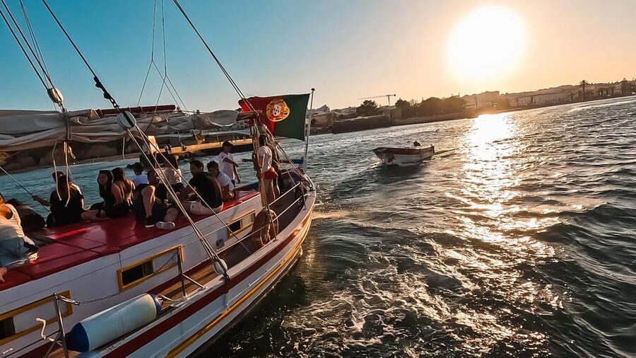 Lagos: Sunset Sail aboard a Traditional Boat with Prosecco - Drinks, Music, and the On-Board Vibe