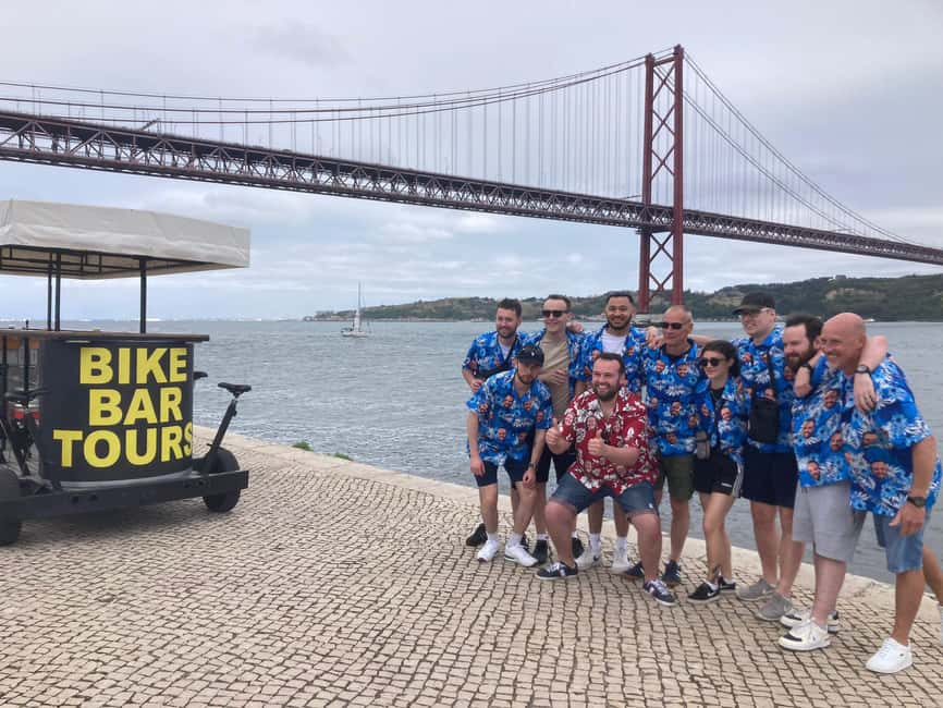 Lisbon: 1-Hour Beer Bike Tour with Draft Beer & Sangria Ride - Tagus River cruising, architecture you can actually see, and real photo stops