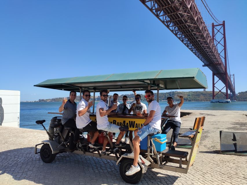 Lisbon: 1-Hour Beer Bike Tour with Draft Beer & Sangria Ride - Monument to Fado and Amalia Rodrigues, Lisbon’s soul between the views