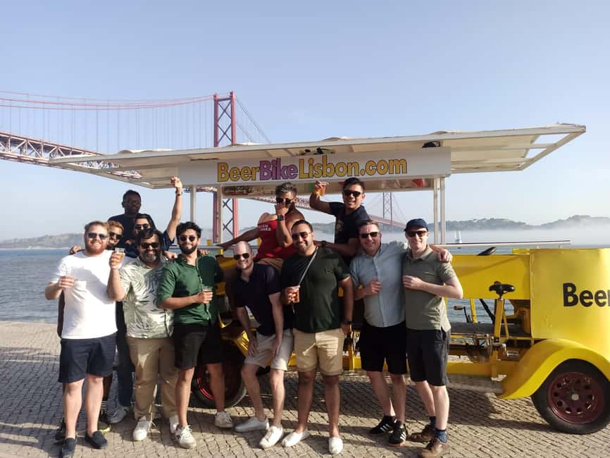 Lisbon: 1-Hour Beer, Sangria or Wine Bike Sightseeing Tour - Where You Meet, and How Routes Change Your Sights