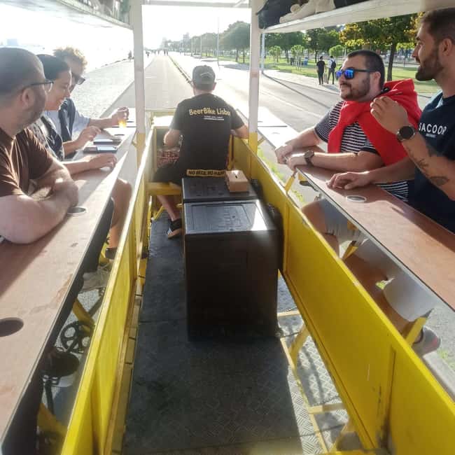 Lisbon: 1-Hour Beer, Sangria or Wine Bike Sightseeing Tour - Pedal Past the Tejo River and Belém Landmarks