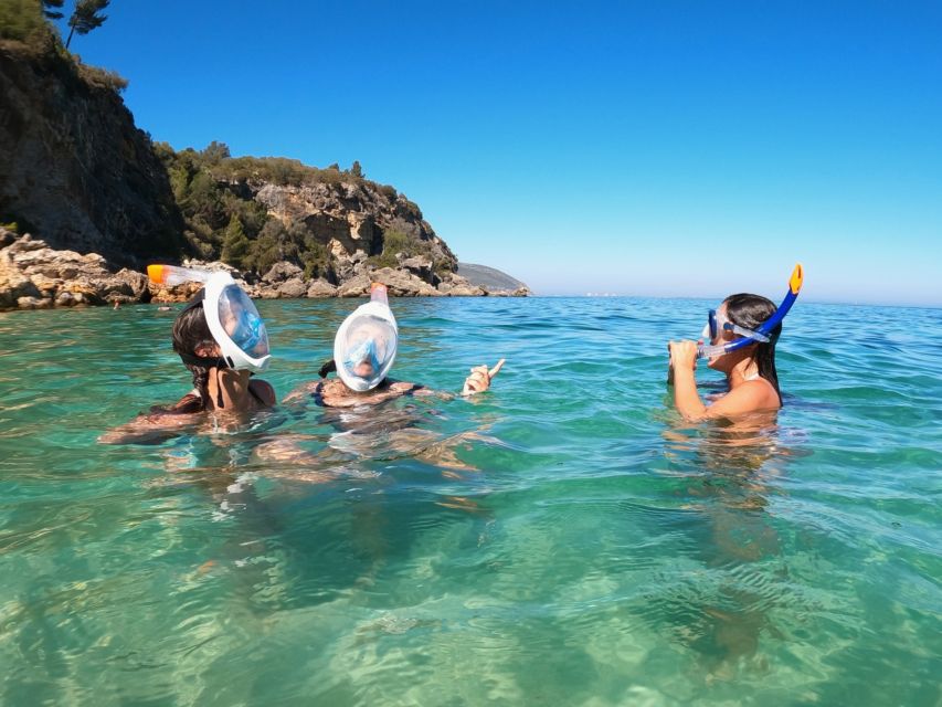 Lisbon: Arrábida Kayak & Wild Beach Snorkeling Pickup Option - Wild beach snorkeling: fish, starfish, octopus, and cold water reality