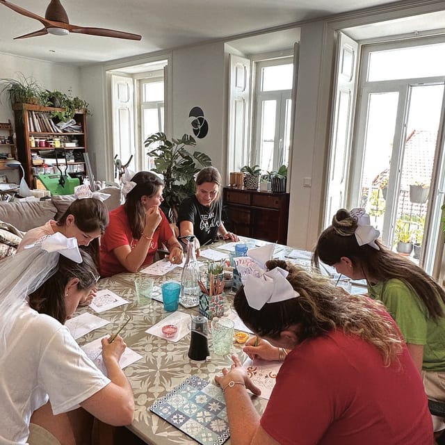 Lisbon: Azulejos' Design Create Your Own Tile Workshop - Languages, pacing, and how much freedom you really have