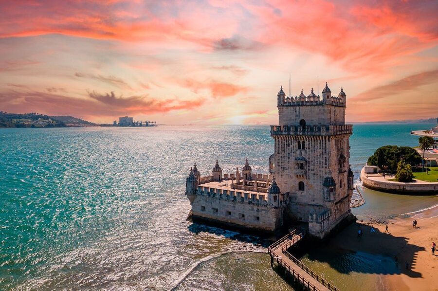 Lisbon: City and Coastline Sightseeing Helicopter Flight - Over Lisbon’s coastline: Belém Tower and Jerónimos Monastery from the sky