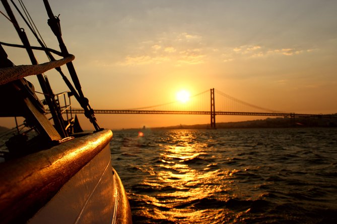 Lisbon: Daylight or Sunset on a Vintage Sailboat - The Belém stretch: Tower and the Monument to the Discoveries