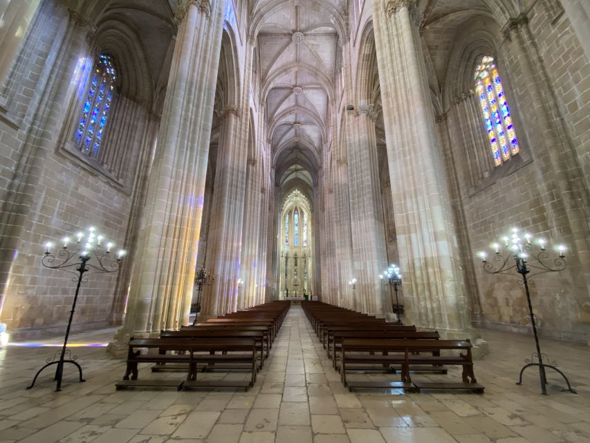 Lisbon: Fátima, Batalha, Nazaré & Obidos Small-Group Tour - Batalha Monastery: late Gothic drama after the Battle of Aljubarrota