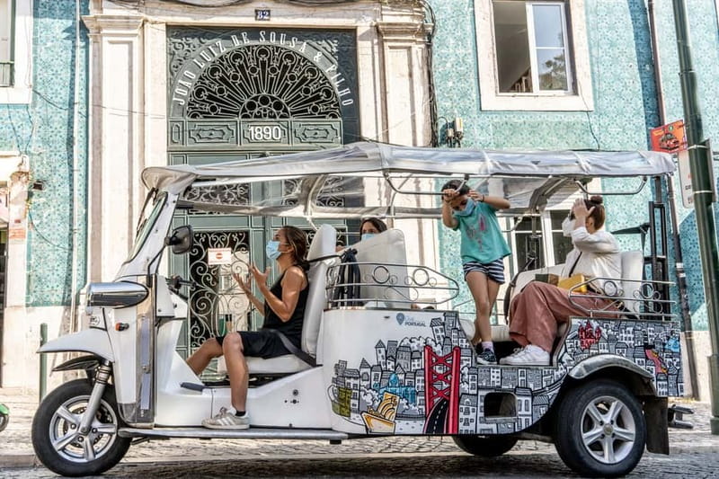 Lisbon: Food Tasting Tour by Tuk Tuk with 2 Stops - Baixa de Lisboa Scenic Drive and Getting Your Bearings