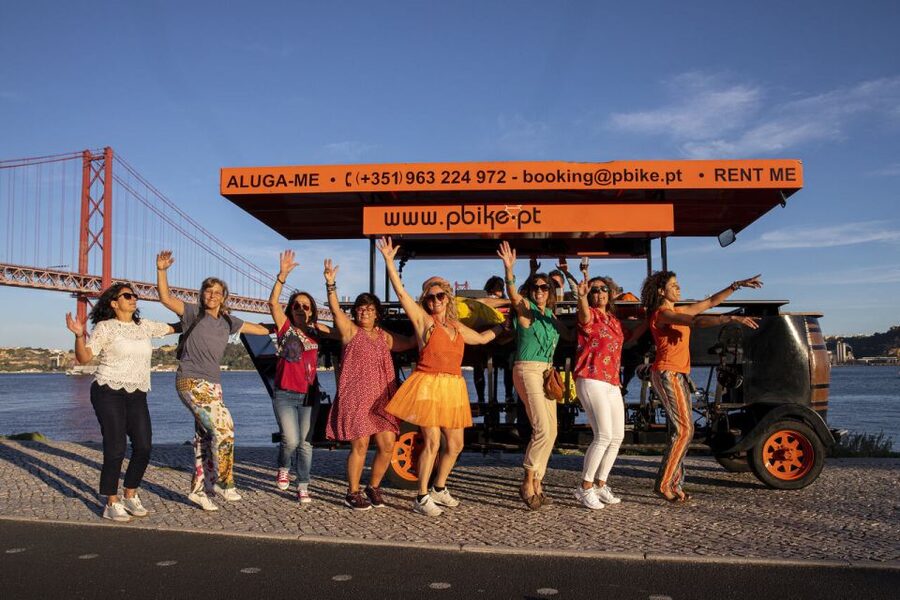 Lisbon: Fun Beer Bike by the Seafront - From Seafront Pedaling to Tejo Views: What the First Stretch Feels Like