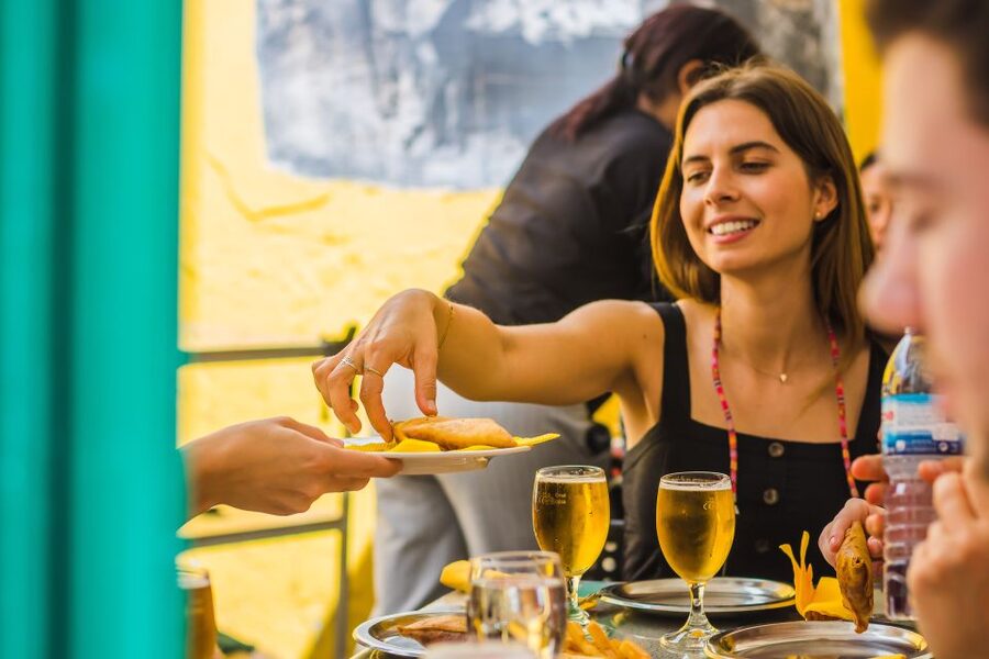 Lisbon: Guided Food and Wine Tasting Tour - Baixa guided walking: where stories connect to architecture