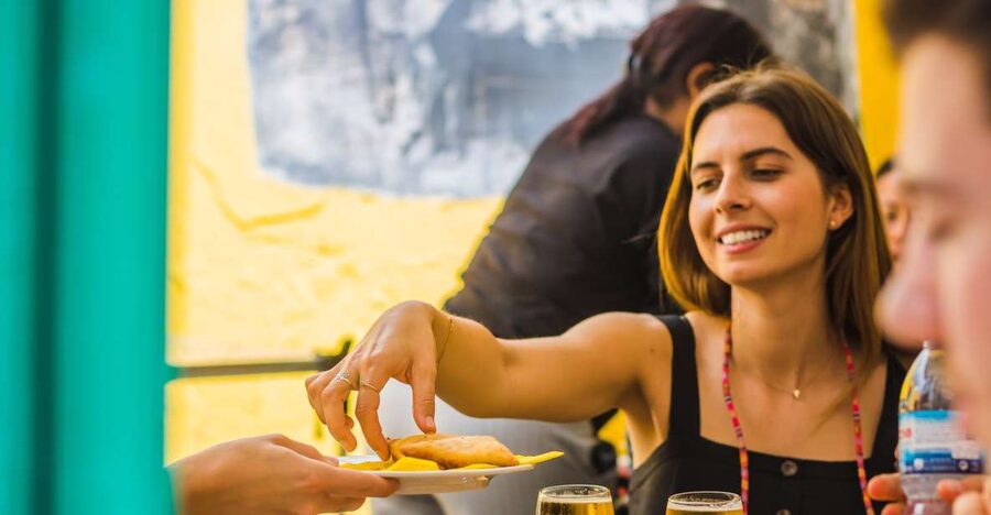 Lisbon: Guided Food and Wine Tasting Tour - Cantinho do Aziz: a proper sit-down tasting moment