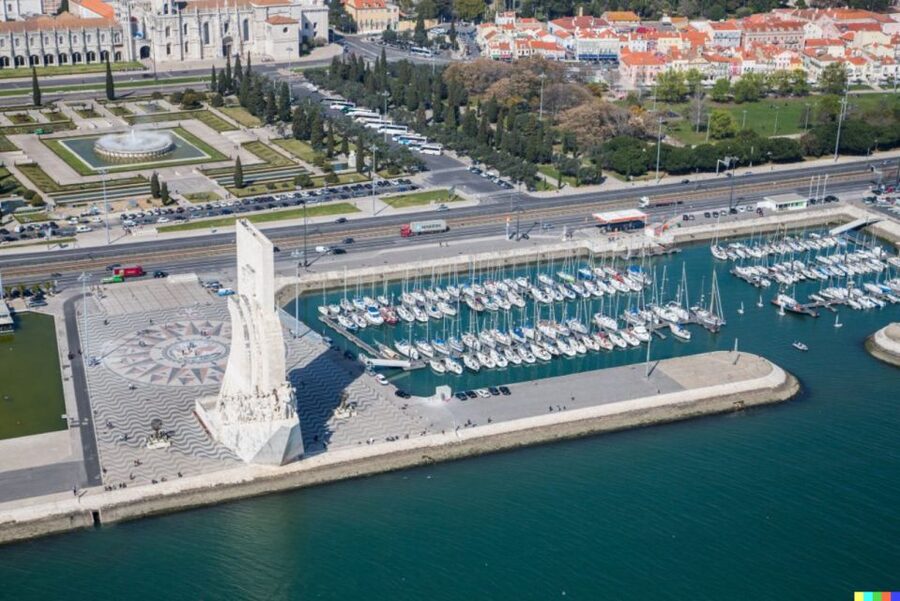 Lisbon: Helicopter Tour over Belem - Champalimaud Foundation and MAAT: modern Lisbon from above
