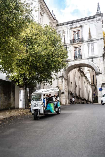 Lisbon Highlights: Private Tuk Tuk Sightseeing City Tour - Alfama, the Pink Street, and Carmo Convent ruins: Lisbon’s postcard spine