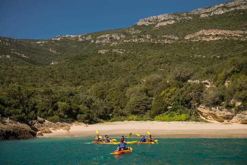 Lisbon: Kayak Tour Arrábida Natural Park, Setubal, Sesimbra - Safety on the water: the “extra boat” comfort factor