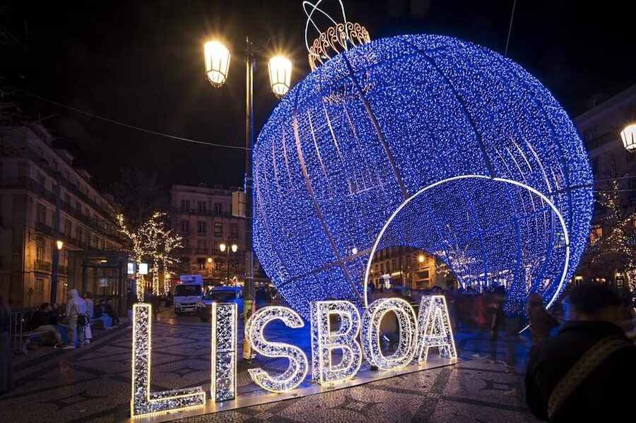 Lisbon: Private Christmas Lights Tour by Eco Tuk Tuk - Bairro Alto at night: stylish streets, lively mood, quick story stops