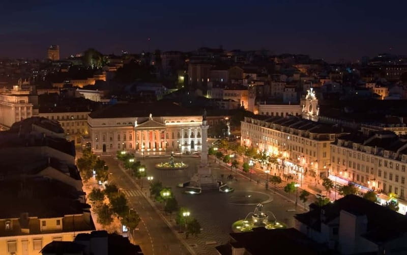 Lisbon: Private Night Tour with Fado Dinner Show - Our Lady of the Mount Viewpoint: The 360-Degree Night Reward