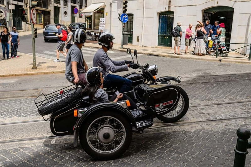 Lisbon Sidecar Tour ( the netflix one) - Your 3-Hour Route: Photo Stop, Scenic Views, and Hills by Sidecar