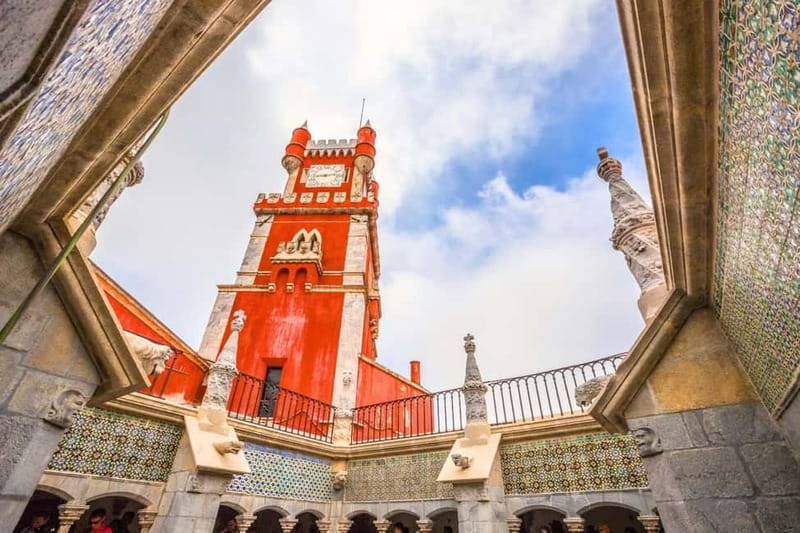 Lisbon: Sintra, Pena, Cascais & Cabo Day Tour With Tickets - Pena Palace: Choosing Gardens Only or Upgrading to Interior Rooms