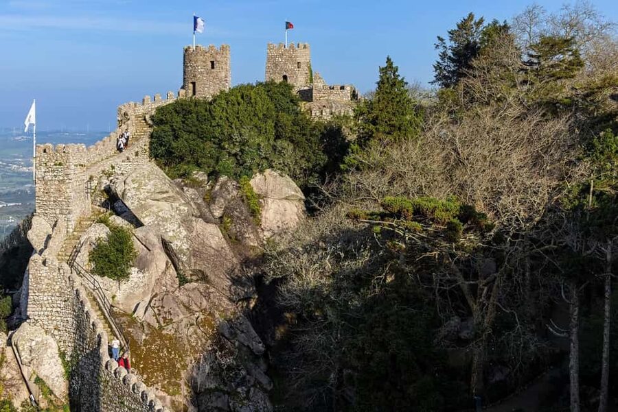 Lisbon: Sintra, Pena, Moorish Castle, Regaleira & Cascais - Cabo da Roca and Boca do Inferno: where the Atlantic takes over