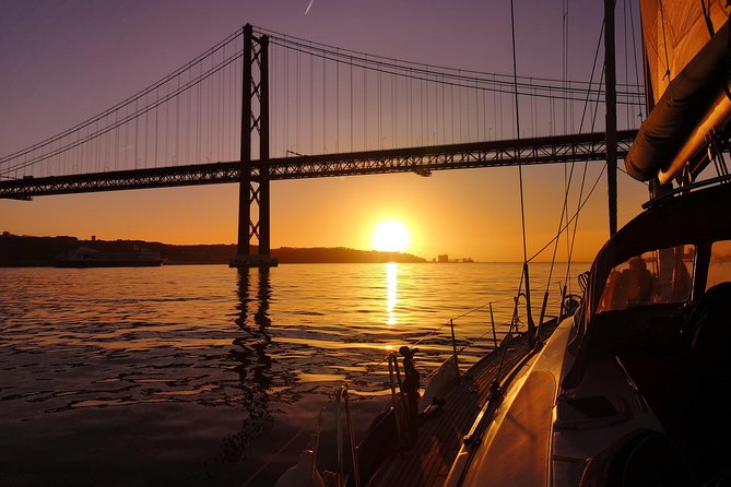 Lisbon Sunset Sailing Tour on Luxury Sailing Yacht with 2 Drinks - Comfort on a 50-foot yacht: space, shade, and practical on-board details