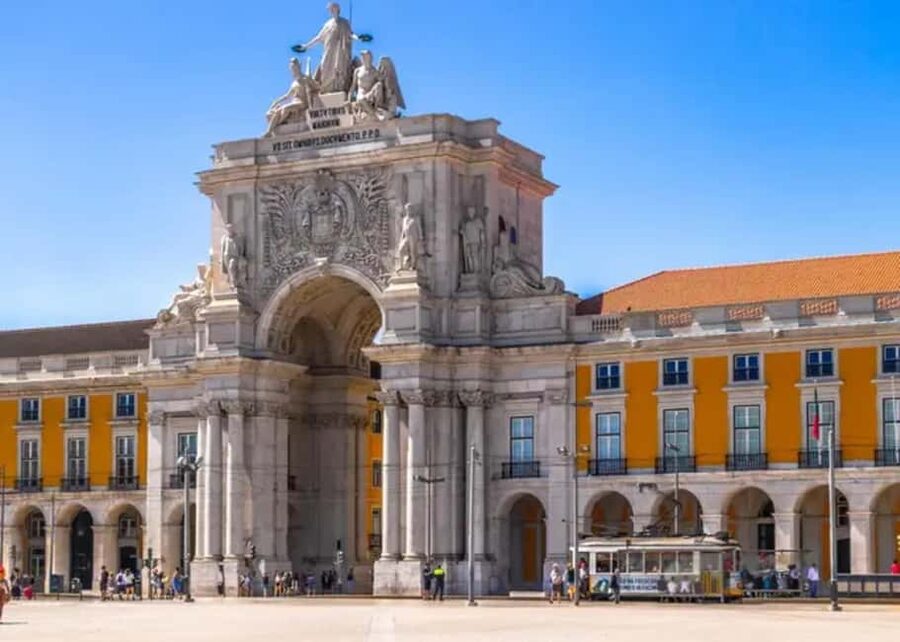 Lisbon Through the Eyes of a Local - Food and Walking Tour - Praça do Comércio: where Lisbon looks like a storybook from the inside