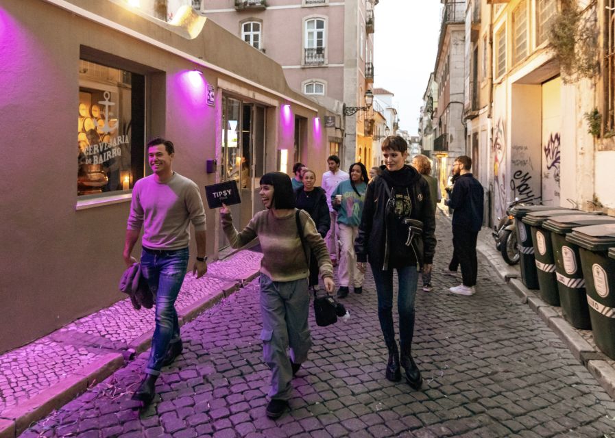 Lisbon: Tipsy Tour Fun Bar Crawl with a Local Guide - Bar Stops and the Club Finish: You Leave With a Real Plan
