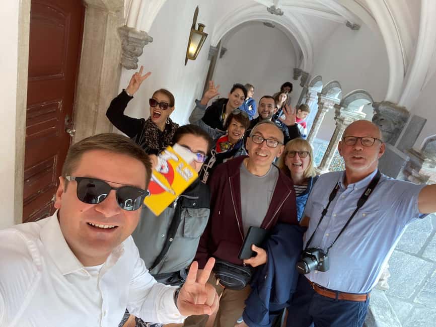 Lisbon to: Sintra, Pena & Regaleira guided 8pax group tour - Hotel pickup in Lisbon, then an air-conditioned run toward Sintra