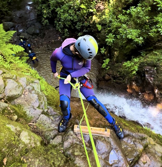 Madeira: Beginner Canyoning - Level 1 - Your Level 1 Route: Waterfall Abseils, Rappels, Slides, and Pools