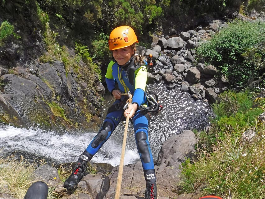 Madeira: Beginner (Level 1) Canyoning Experience - The Skills You Practice: Scramble, Jump, and Abseil