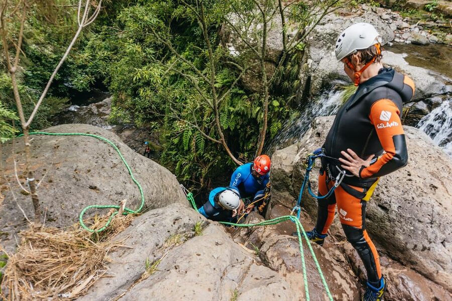 Madeira Canyoning Beginners – Easy & Fun Waterfall Adventure - Level 1 canyoning in Madeira: abseil, jump, slide