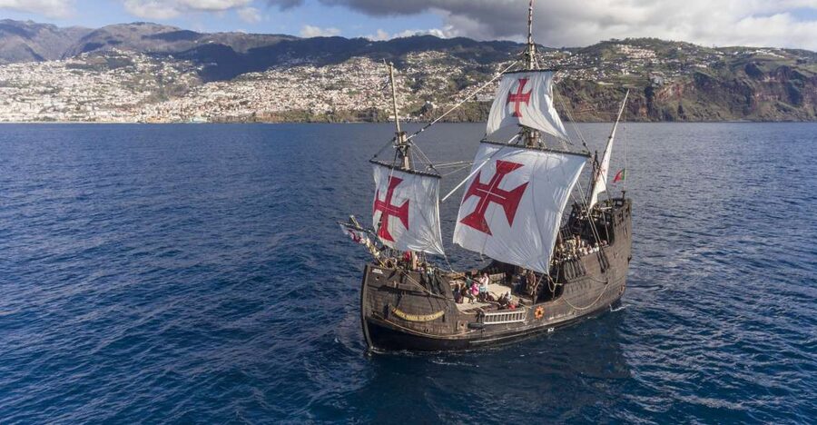 Madeira: Flag Ship Tour aboard Santa Maria de Colombo - Boarding the Santa Maria de Colombo at Marina do Funchal