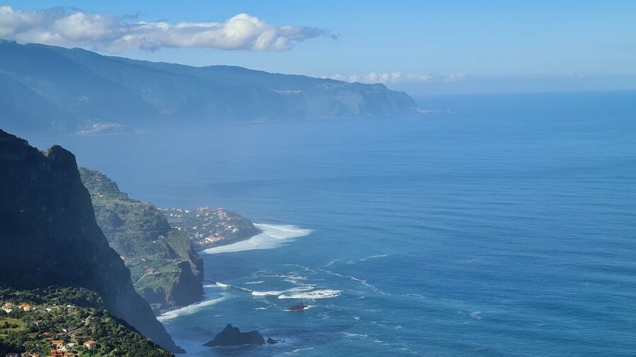 Madeira: Guided E-bike Tour of the North Coast - Crossing the village, spotting gardens, and seeing agriculture up close