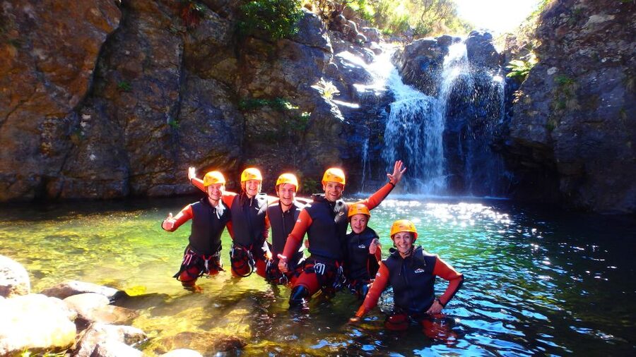 Madeira: Intermediate (Level 2) Canyoning Experience - The 20-minute walk into Nuns Valley and the mountain views
