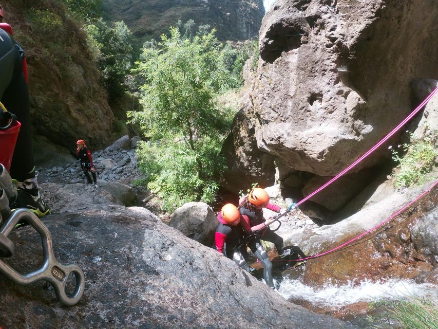 Madeira: Intermediate (Level 2) Canyoning Experience - Water, bars, and the snack strategy for a busy 4 hours
