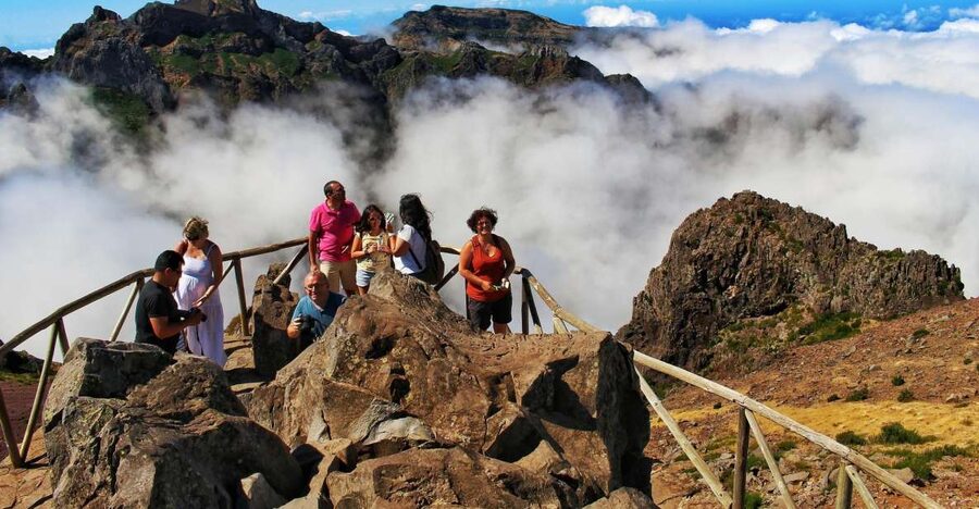 Madeira : Santana & Peaks full day tour by Open 4x4 - From Funchal pickup to Machico, the day starts with a change in feel