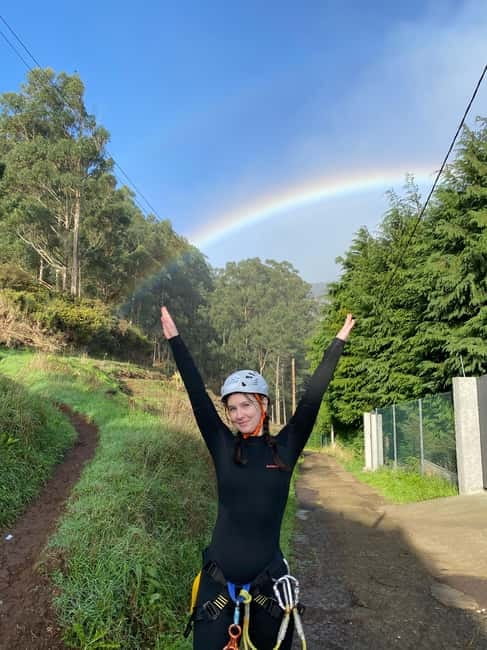 Madeira Short Canyoning For Beginners Rochão Level 1 - After the last descent: the uphill walk, refuel, and photo memories
