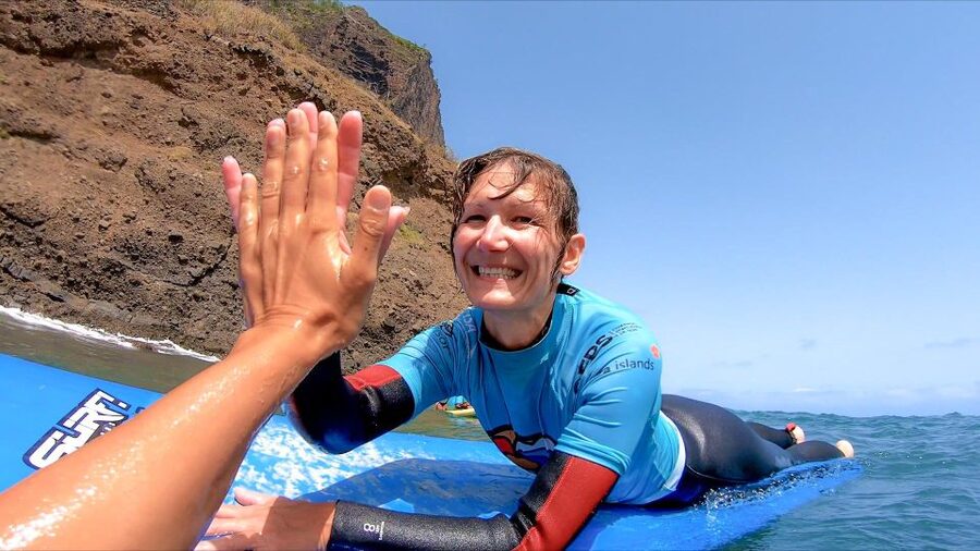 Madeira: Surf Lessons for All Levels - All levels feel supported, because small groups reduce waiting