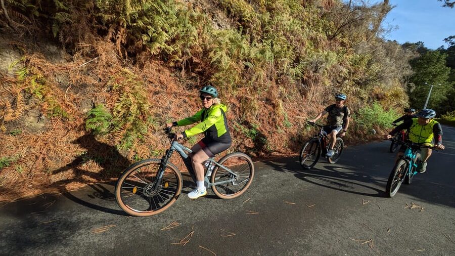 Madeira West coast: Guided Sightseeing E-Bike Tour - The return to Prazeres: using electric power on the climb