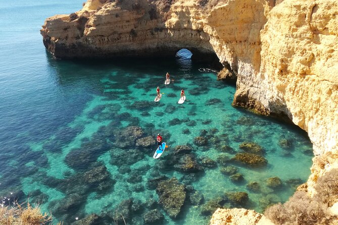 Paddle & Explore: Albufeira SUP Tour - The swim stop: turning a SUP session into real beach time