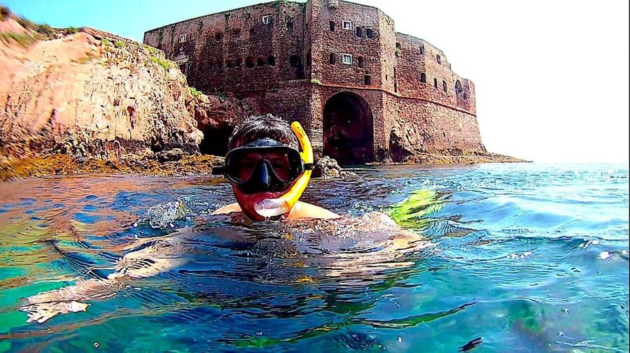 Peniche: Berlengas Island Catamaran Tour + Snorkeling - Snorkeling on your terms: 2 hours, mask and flippers included