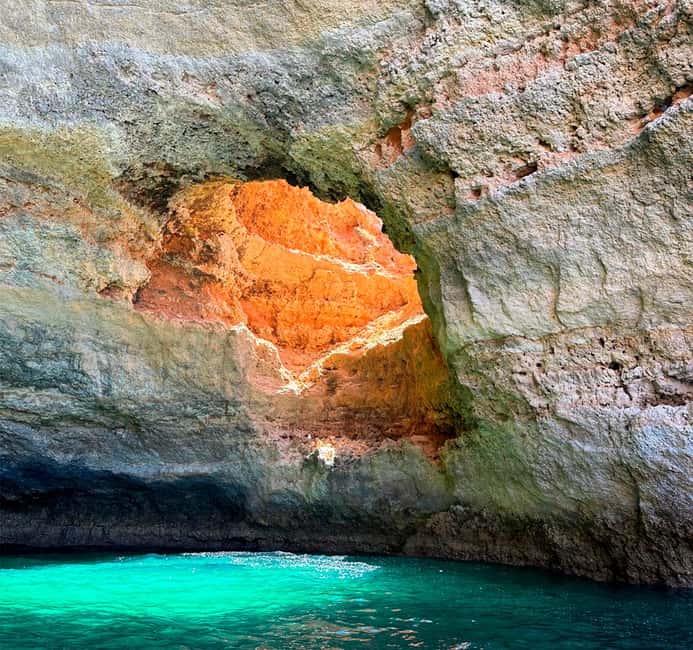 Portimão: Benagil Boat Tour & Marinha Beach & Carvalho Beach - Paradise Cave and Benagil Sea Cave, the light moments that make the trip