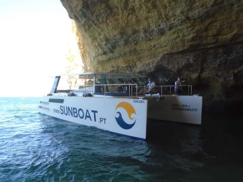 Portimão: Benagil Caves & Golden Coast Eco Catamaran Tour - Swim break rules: what to pack for summer, what to expect on sunset