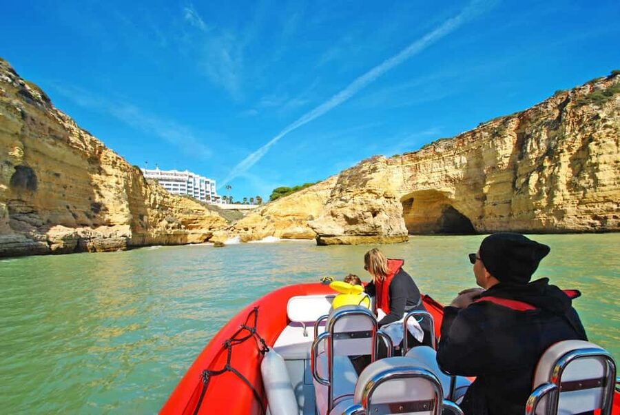 Portimão: Benagil Full Caves Tour with Meal at Allgarbe - Cruising the Algarve Coast: Fort Santa Catarina and Ferragudo Views