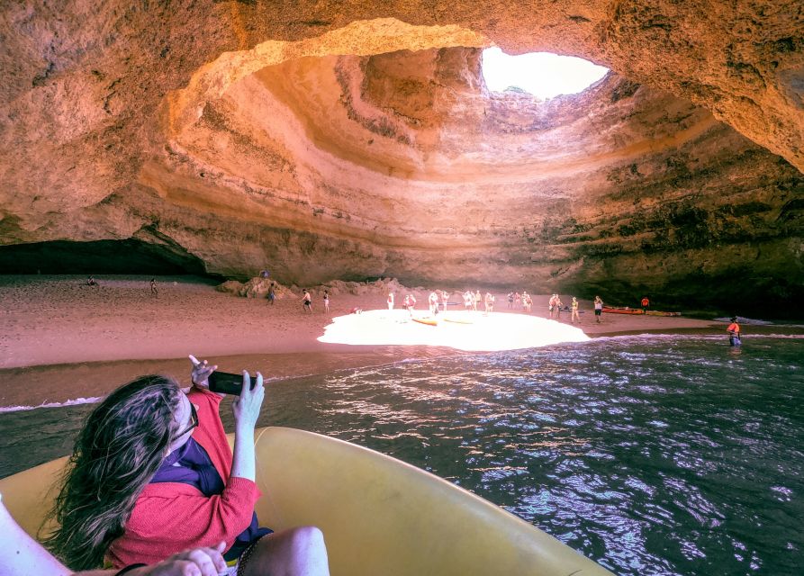 Portimão: Benagil Grottoes Boat Cruise - Algar Seco grottoes: where erosion turns into shapes